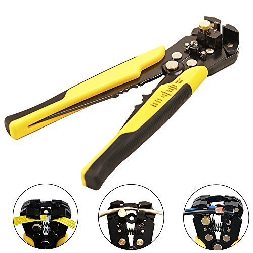 IWISS HS-D2 Self-Adjusting Wire and Cable Strippers with Stripping and Cutting Functions 10-24 AWG (0.2 ~6.0mmÂ²)