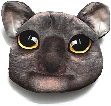 GTONEE Cute Lifelike Koala Coin Purse, Zipper Coin Handbag Purse Wallet Pouch, Mini Cosmetic Bag, Mini Storage bag, Cat Face Purse Pouch