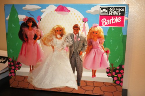 Barbie and Ken Wedding Party 63 piece Floor Puzzle