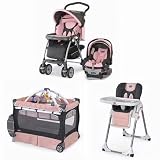 Chicco Matching Stroller System High Chair and Play Yard Combo - Bella