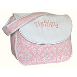 Versailles Pink Messenger Diaper Bag