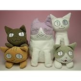 くるねこ愚連隊・ぬいぐるみ５個セット
