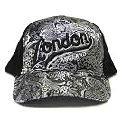 3D London Logo Design Glitter Baseball Cap