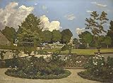Oil Painting 'Henri Joseph Harpignies The Painter' s Garden At Saint Priv', 20 x 27 inch / 51 x 69 cm, on High Definition HD canvas prints is for Gifts And Garage, Hallway And Laundry Room Decoration