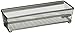 Rubbermaid FG1F7800TITNM Interlock Wire Mesh Drawer Organizer, 3 by 12-Inch, Titanium