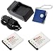 GTMax 2x KLIC7006 / KLIC-7006 Battery + Travel Charger with Car Adapter + Memory Card Case for Kodak EasyShare M23, MD55, M577, M522, M532, M552, M580, M575, M550, M530, MINI M200 Digital Cameras