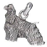 Canine Lover .925 Sterling Silver Cocker Spaniel Dog Charm