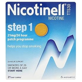 Nicotinell Nicotine Patch TTS30 21mg- Step 1 - 21 Days Supply