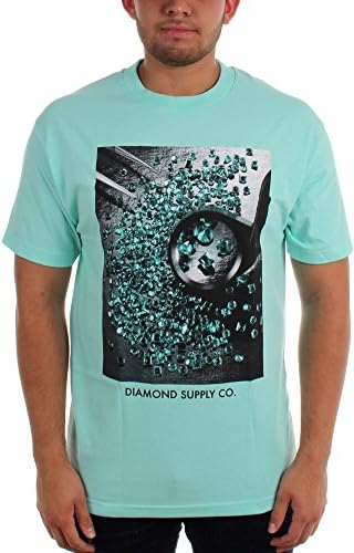 Diamond Supply Co. - Mens Gem Quality T-Shirt, Size: Small, Color: Diamond Blue