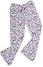 Adult Low Rise Cotton Jersey Sport Pants White with Dance Spirit Design