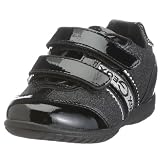 Geox B Shadow, Babys Babyschuhe, schwarz, (black/silver C0039)