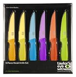 from Taylors Eye Witness Taylors Eye Witness 6 Piece Steak Knife Set Model L8088