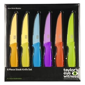Taylor's Eye Witness 6 Piece Steak Knife Set