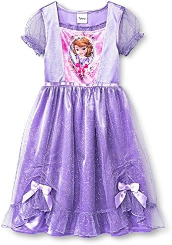 Cartoon Princess Toddler Girls' Sofia the First Nightgown/Costume - Purple 4T