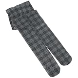 Steve Madden Women's Lurex Paper Print Plaid Tight