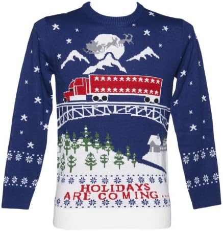 Unisex Holidays Are Coming Christmas Jumper from Cheesy Christmas Jumpers
