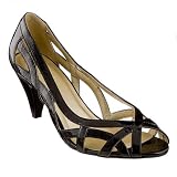 Women's Mossimo� Daria Patent Woven Pumps - Black