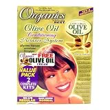 Africa's Best Organics Olive Oil Extra Virgin Relaxer Regular Value Pack