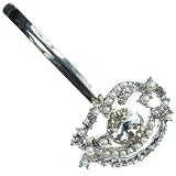 Delight Eye Shape Swarovski Crystal Hair Slide