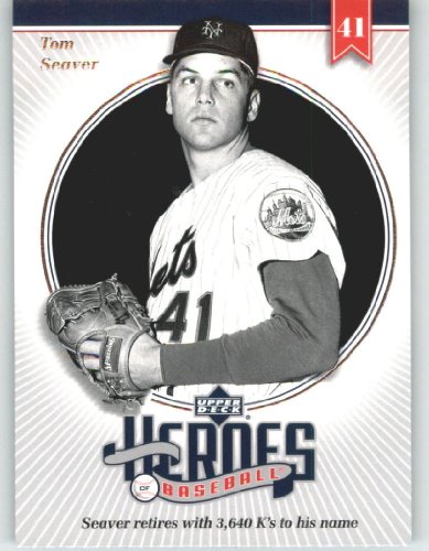 2002 Upper Deck Prospect Premieres Heroes of Baseball #HTS2 Tom Seaver - New York Mets (Baseball Cards)