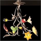 Elk Lighting Bela Iguazu Collection 8 Light Chandelier With A Silver Leaf Finish 1696/8