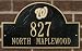 Washington Nationals Black and Gold Personalized Address Plaque