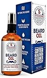 Beard Oil XL by Steampunk® - The Kissable Blend - For Soft Beard, Moustache & Hair Growth - Moisturiser & Leave-In Conditioner - Fights Dandruff & Itch - 100ml