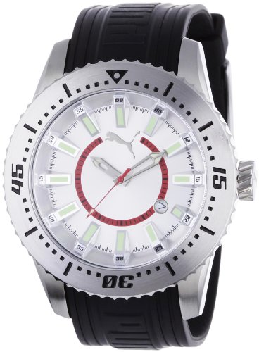 Puma Time Herrenuhr RIM SILVER WHITE A.PU102121002 Preisvergleich