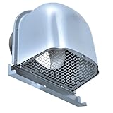 西邦工業 SEIHO CFN300MS 外壁用ステンレス製換気口 (深型フード) 金網型3メッシュ 下部開閉タイプ ワイド水切り付
