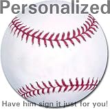 John Montefusco Personalized Autographed Baseball with 75 NL ROY Inscription
