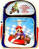 Mario Kart Wii The Race Is On Bookbag / Backpack Blue