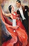 Ballroom Dance in Red Decorative Switchplate Cover