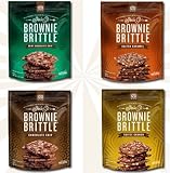 Sheila G's Brownie Brittle 5 Oz Assortment Bundle: One Bag Each of Chocolate Chip, Salted Caramel, Toffee Crunch, and Mint Chocolate Chip
