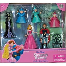 Disney Sleeping Beauty (Aurora) Poseable Figurine Figure Set by Disney