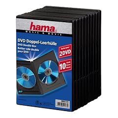 Hama DVD-Doppel-Leerh�lle mit Folie 10er-Pack schwarz