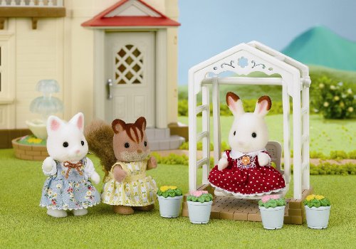 Calico Critters Furniture Garden Swing Set Ka 622 New /C1 | eBay