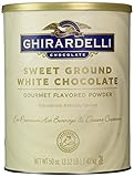 Ghirardelli Sweet Ground White Chocolate Flavor Powder, 3.12 lbs.