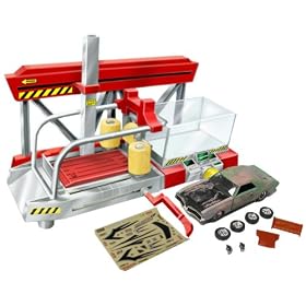 Tech - Custom Garage Playset inc Veh