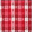 Durable Woven Jacquard 100% Cotton Cube Red Tablecloth 54x90 Inches