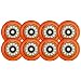 ORANGE ROLLERBLADE Inline Skate Wheels ABEC 5 BEARINGS