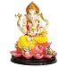 Colorful Ganesh Statue on a Lotus