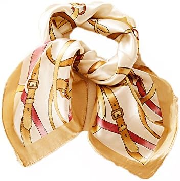 ROSEMANDY Printing 23" X 23" Square Silk-like Satin Thin Scarf Scarves Kerchief
