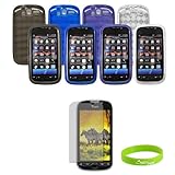 Premium 4 TPU Skin Case Covers for HTC myTouch 4G T-Mobile. CrazyOnDigital  ....