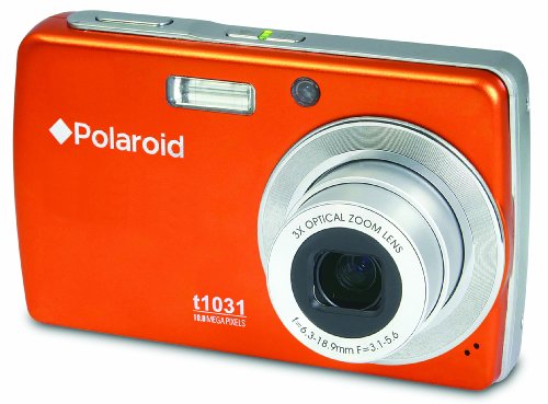 Polaroid t1031 10.0 MP Digital Still Camera with 3.0 LCD Display (Orange)