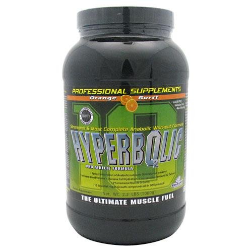 Professional Supplements Hyperbolic 10, Orange Burst, 2.2 Lbs.
