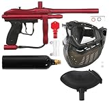 Spyder Sonix Kit Paintball Gun Package - Matte Red