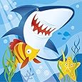 Ocean Shark Luncheon Napkins, 16ct