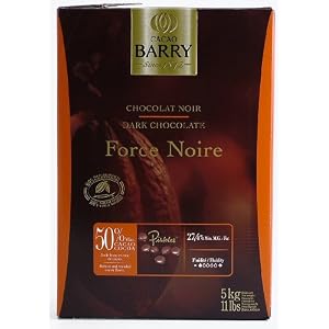50% Force Noire Pistoles - Cacao Barry - 5 kg by Cacao Barry