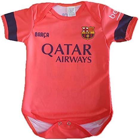 Lionel Messi FC Barcelona 2014/15 Away Baby Suit Salmon