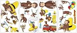 Curious George Jumbo Wall Stickers Appliques